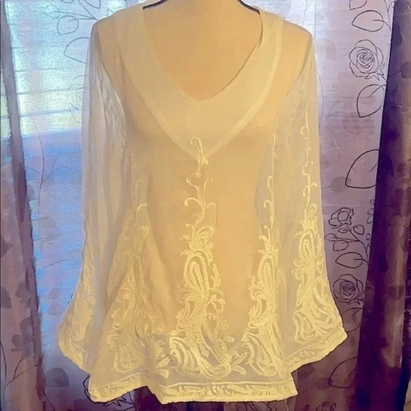 🌸Gorgeous sheer top🌸 - Picture 1 of 6